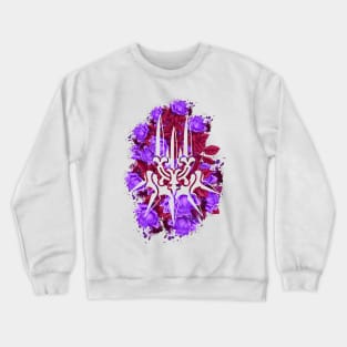 CLAN - Purple Flowers Style Crewneck Sweatshirt